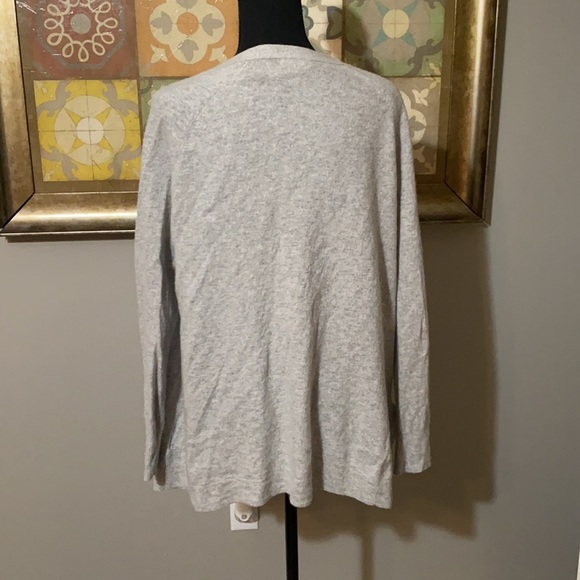 Banana Republic Gray Cardigan Large - Picture 4 of 4